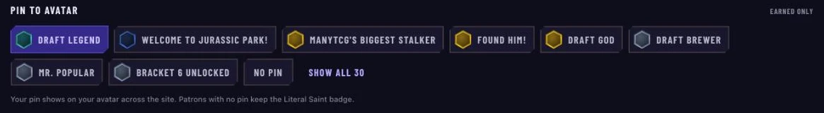 Pin to avatar