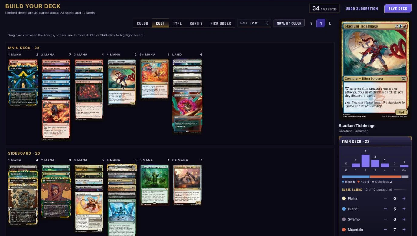 The deck builder