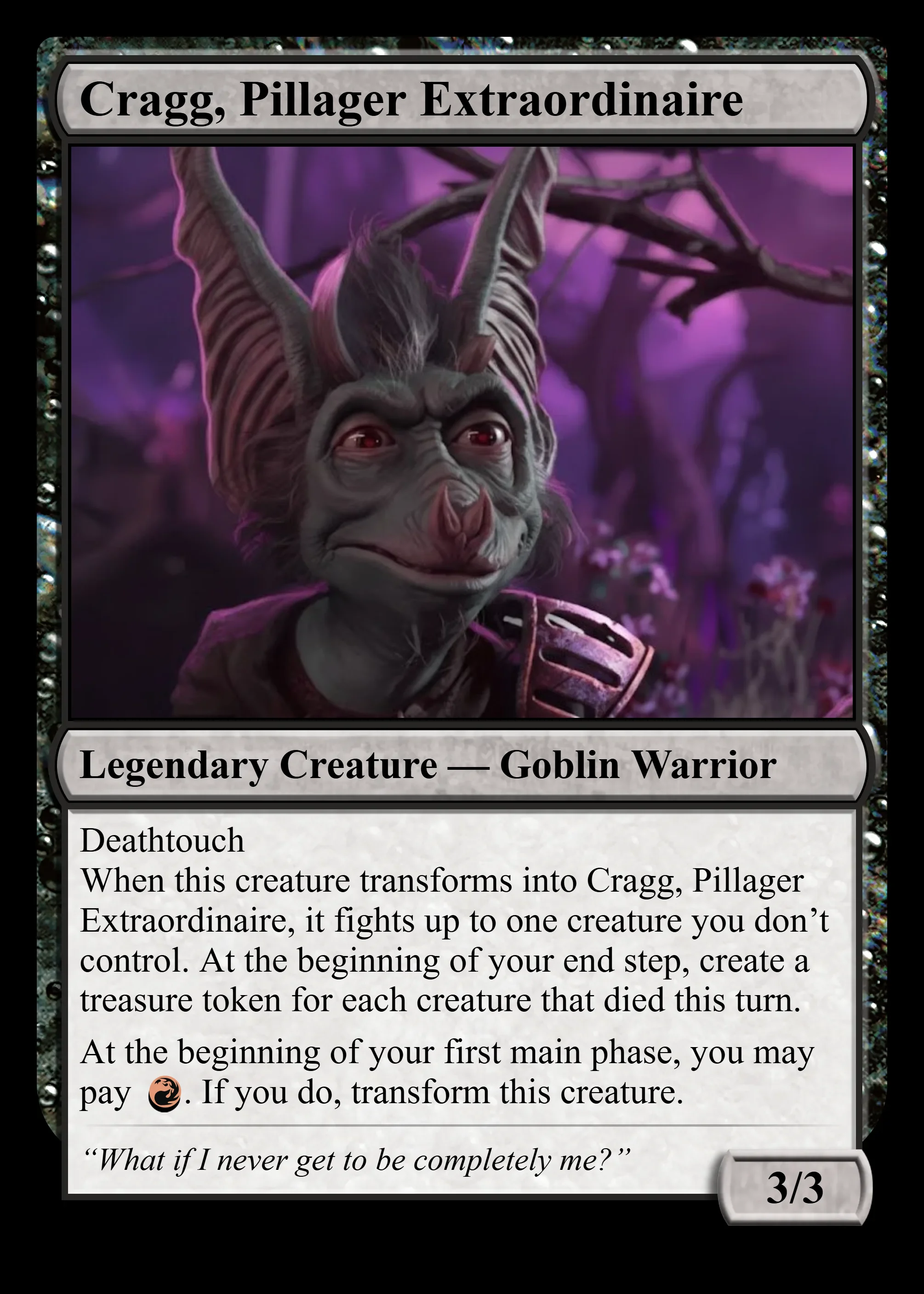 Cragg, Pillager Extraordinaire