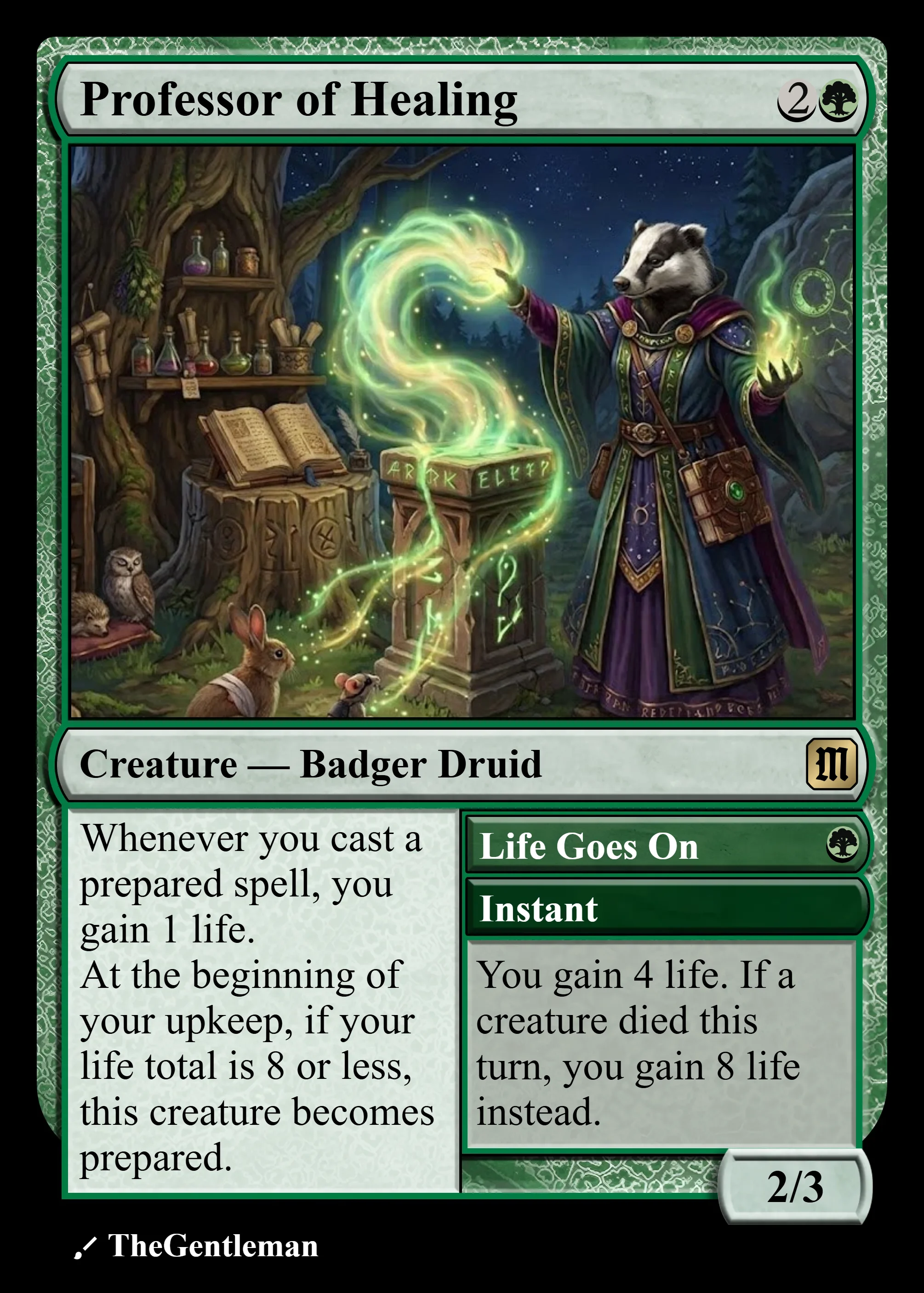 Professor of Healing