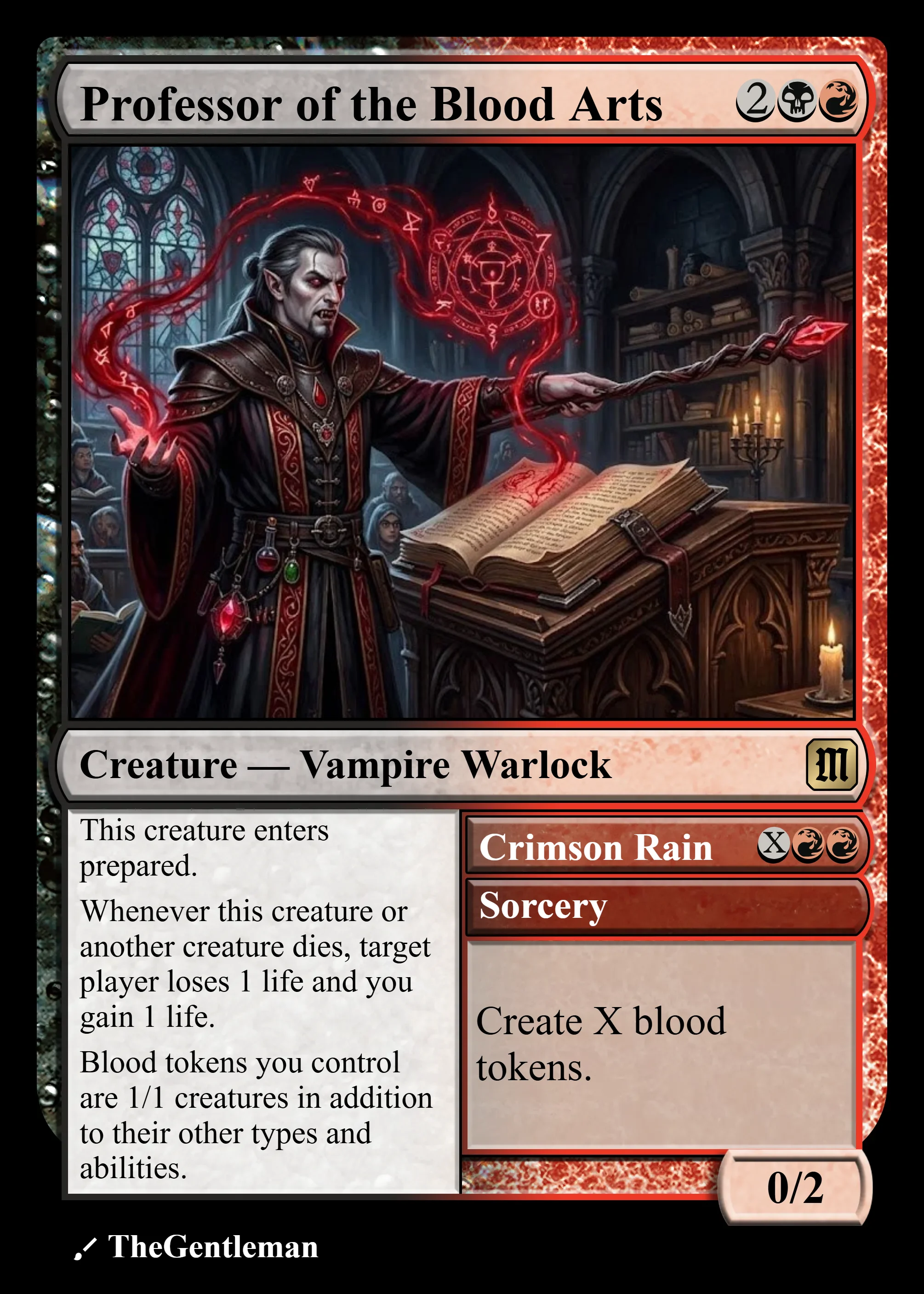 Professor of the Blood Arts
