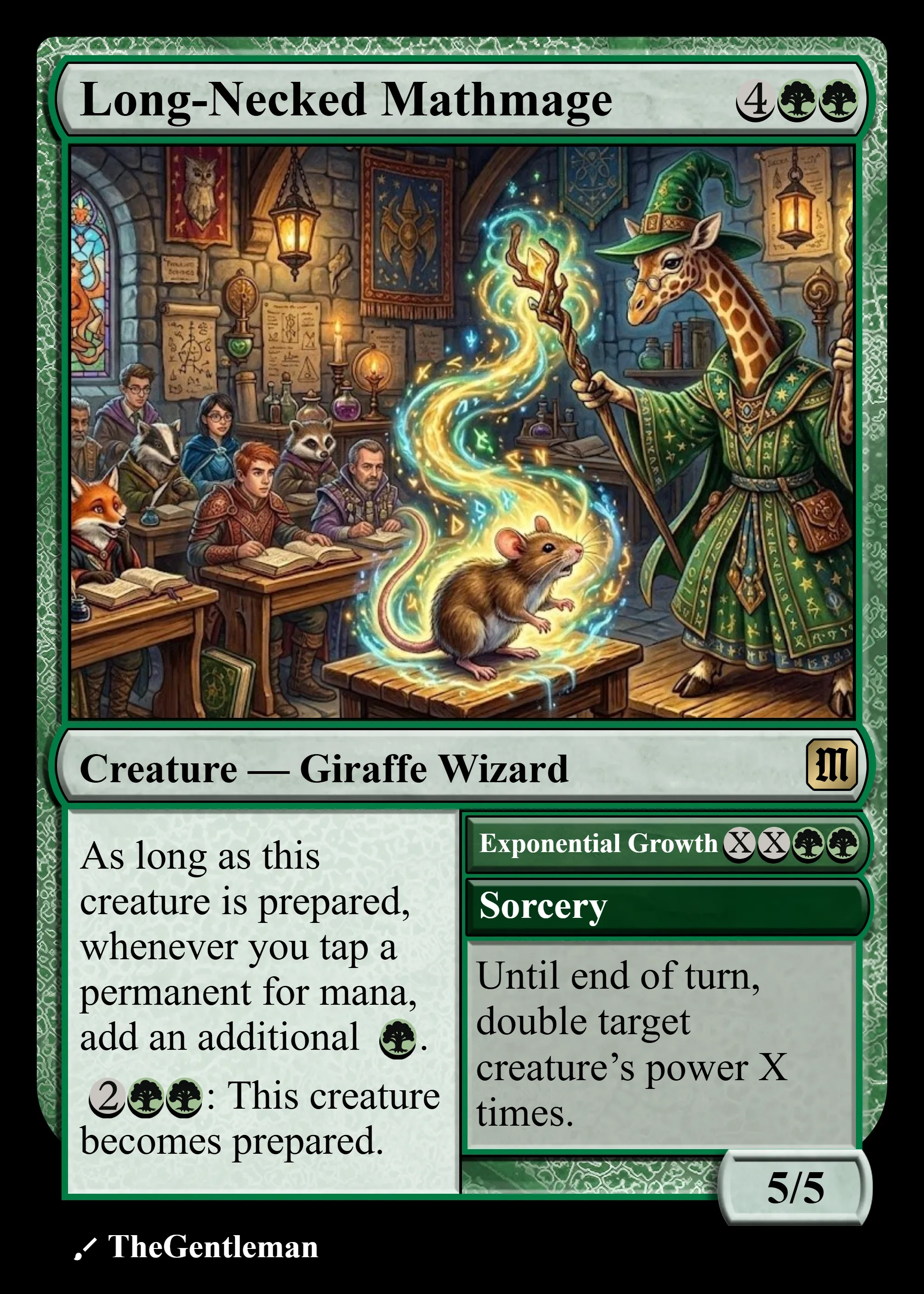 Long-Necked Mathmage