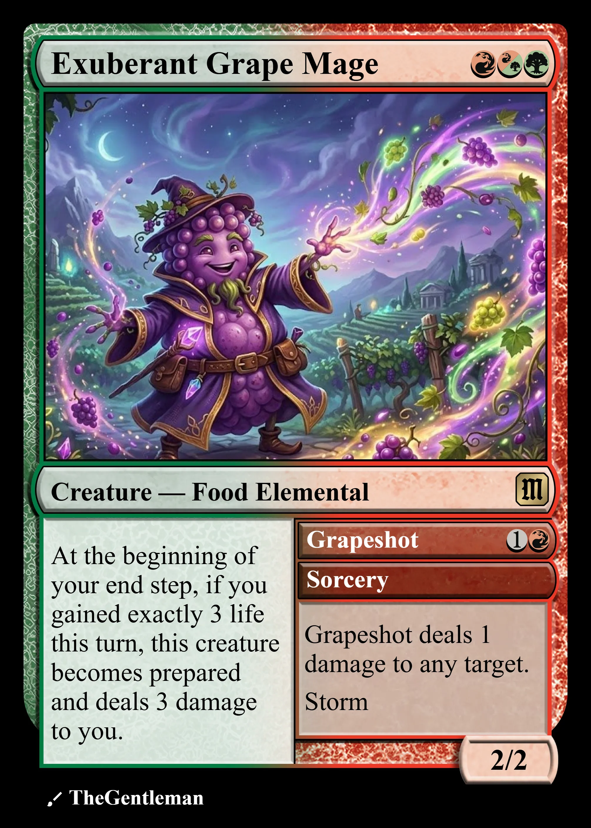 Exuberant Grape Mage