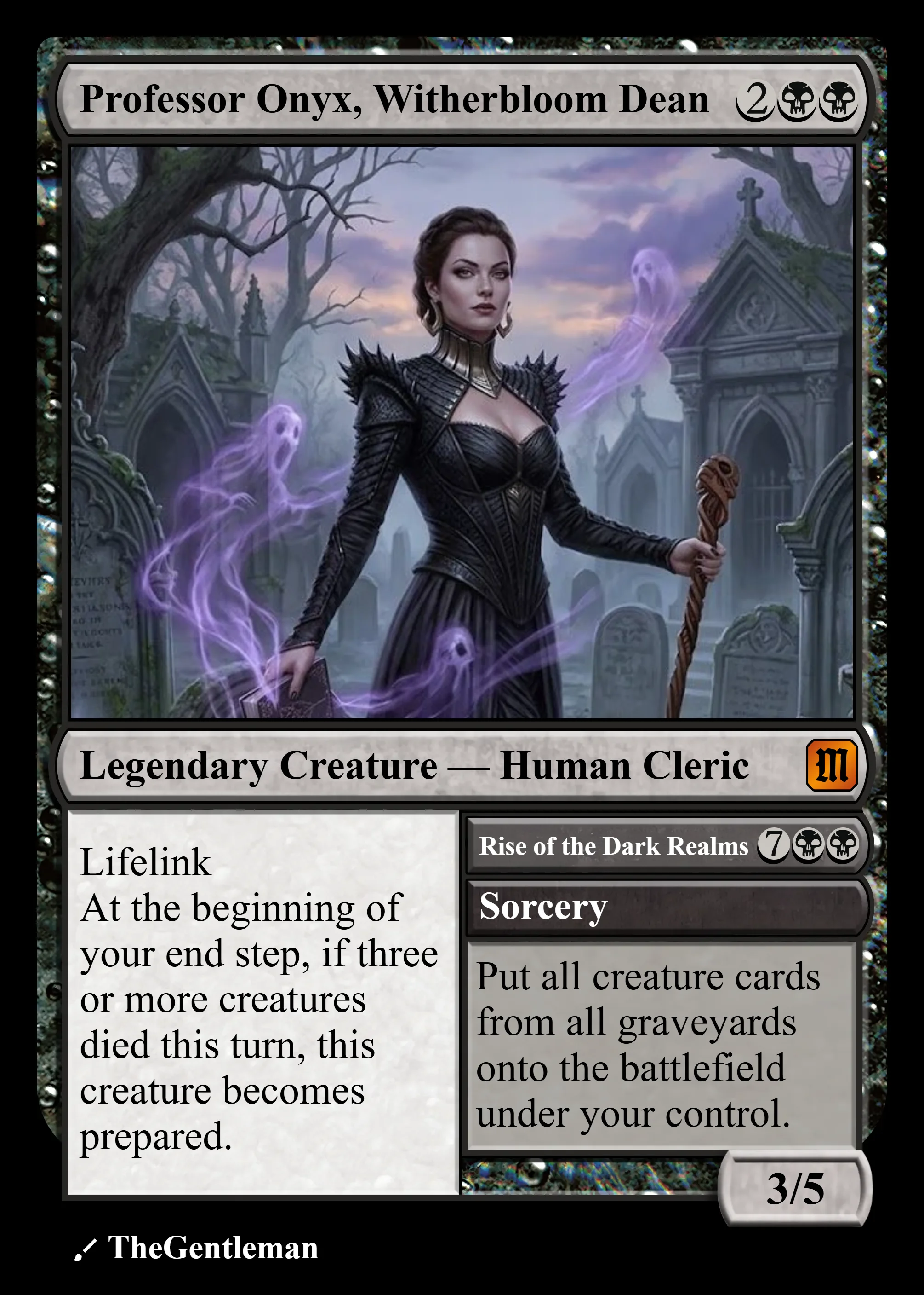 Professor Onyx, Witherbloom Dean