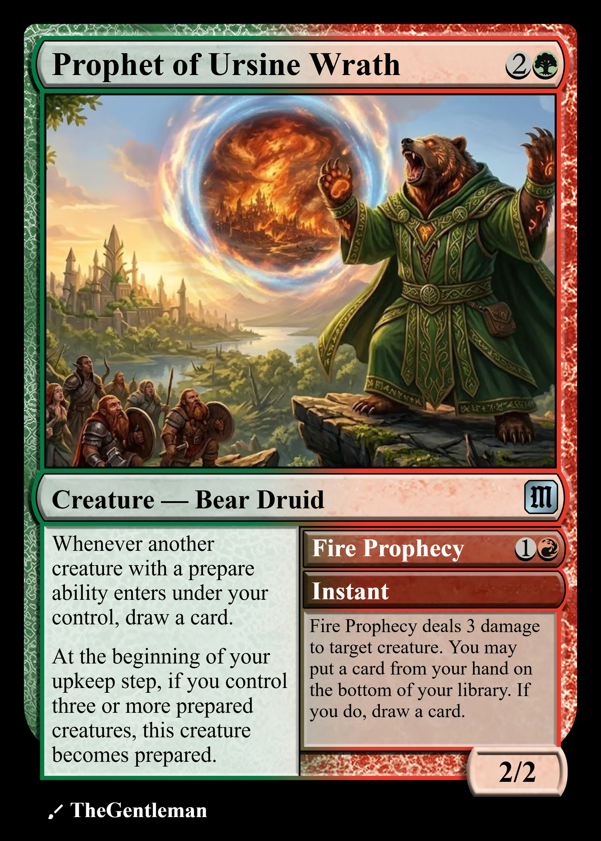 Prophet of Ursine Wrath