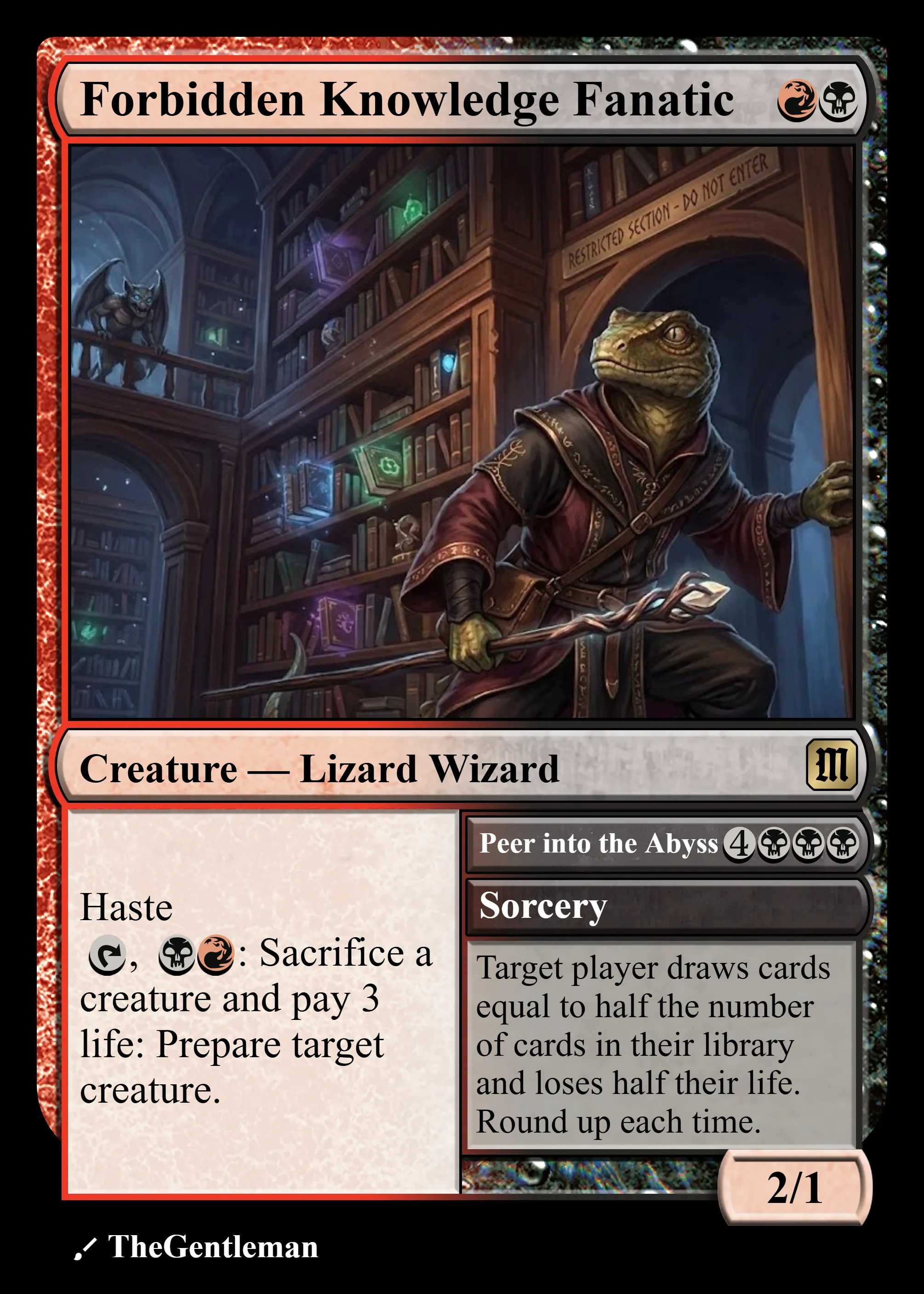 Forbidden Knowledge Fanatic