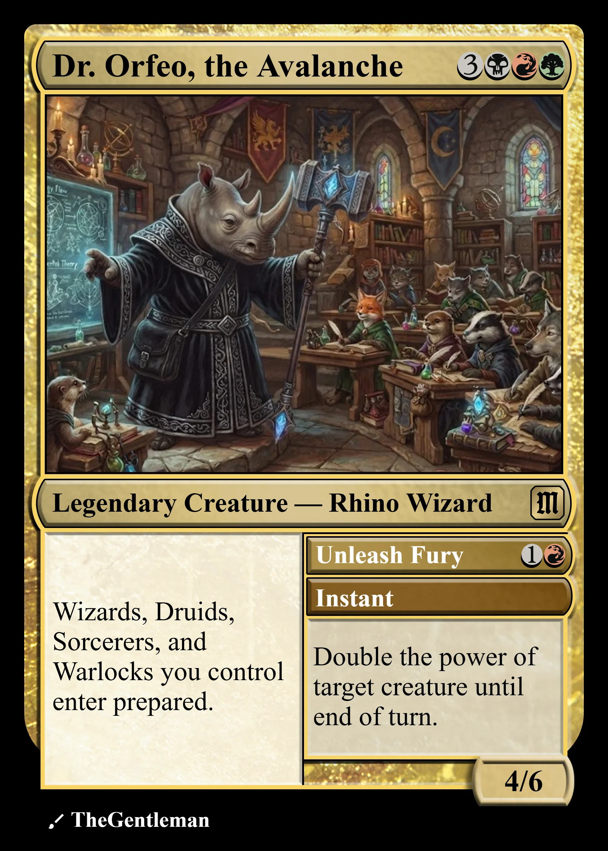Dr. Orfeo, the Avalanche
