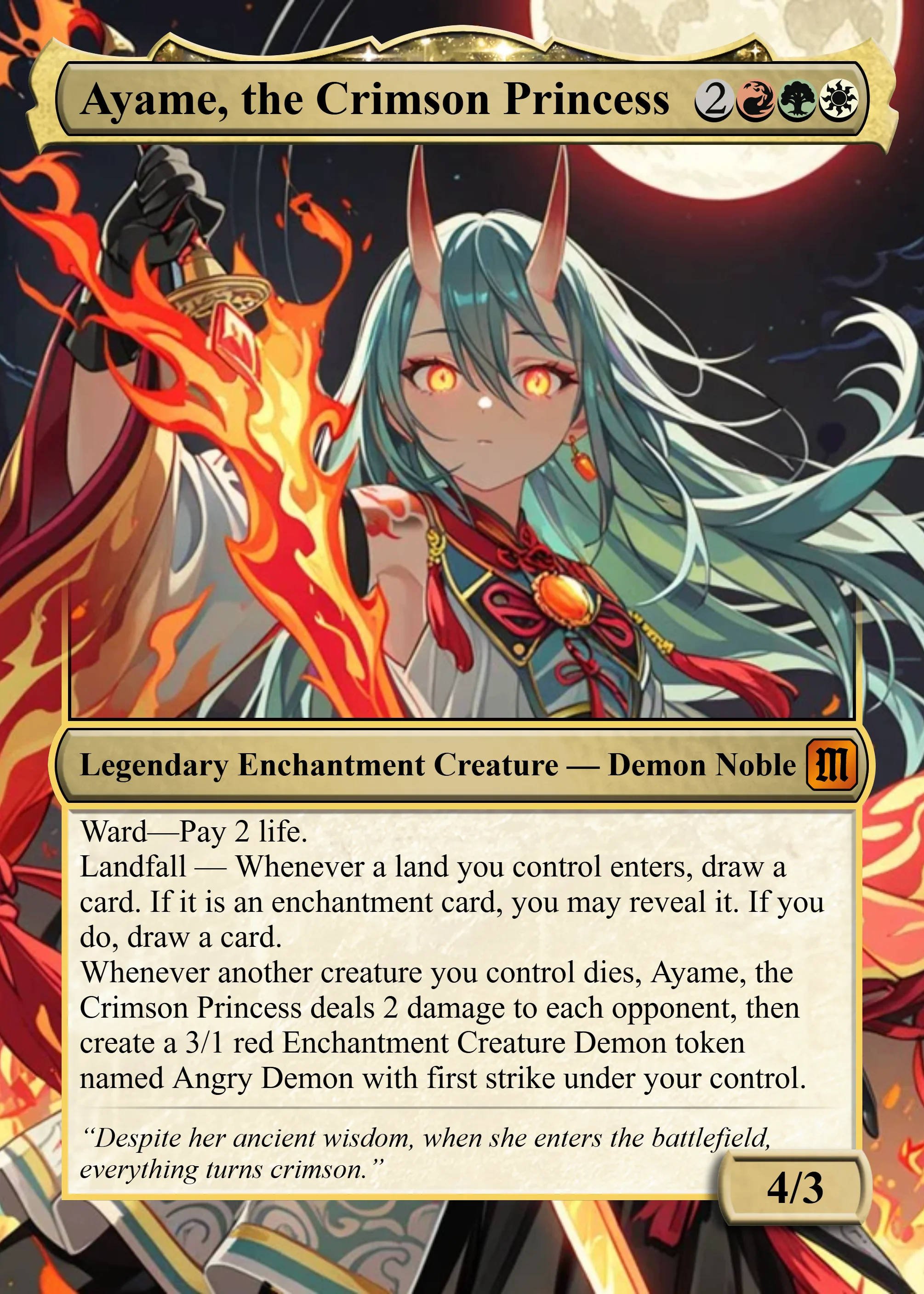 Ayame, the Crimson Princess