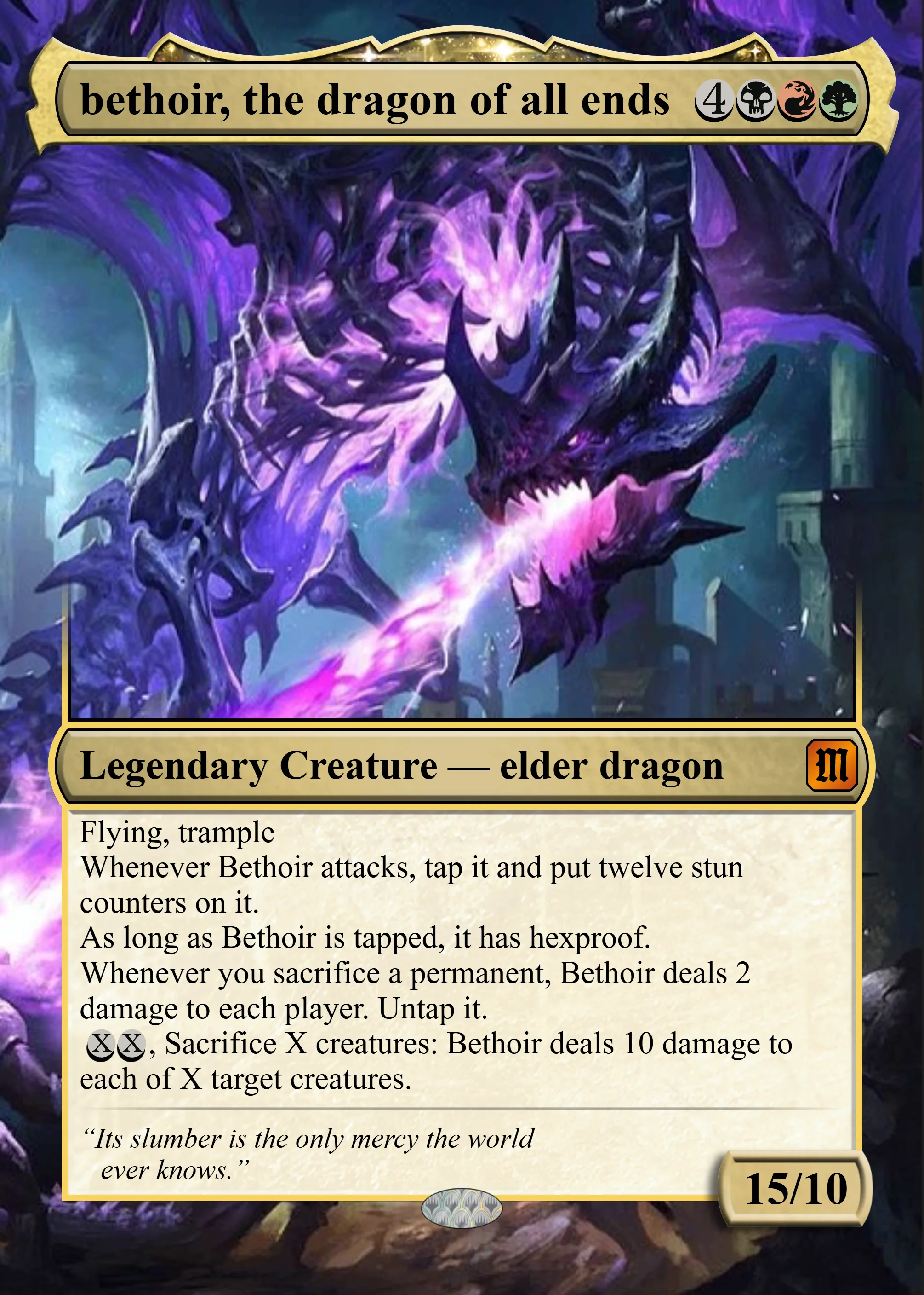 bethoir, the dragon of all ends