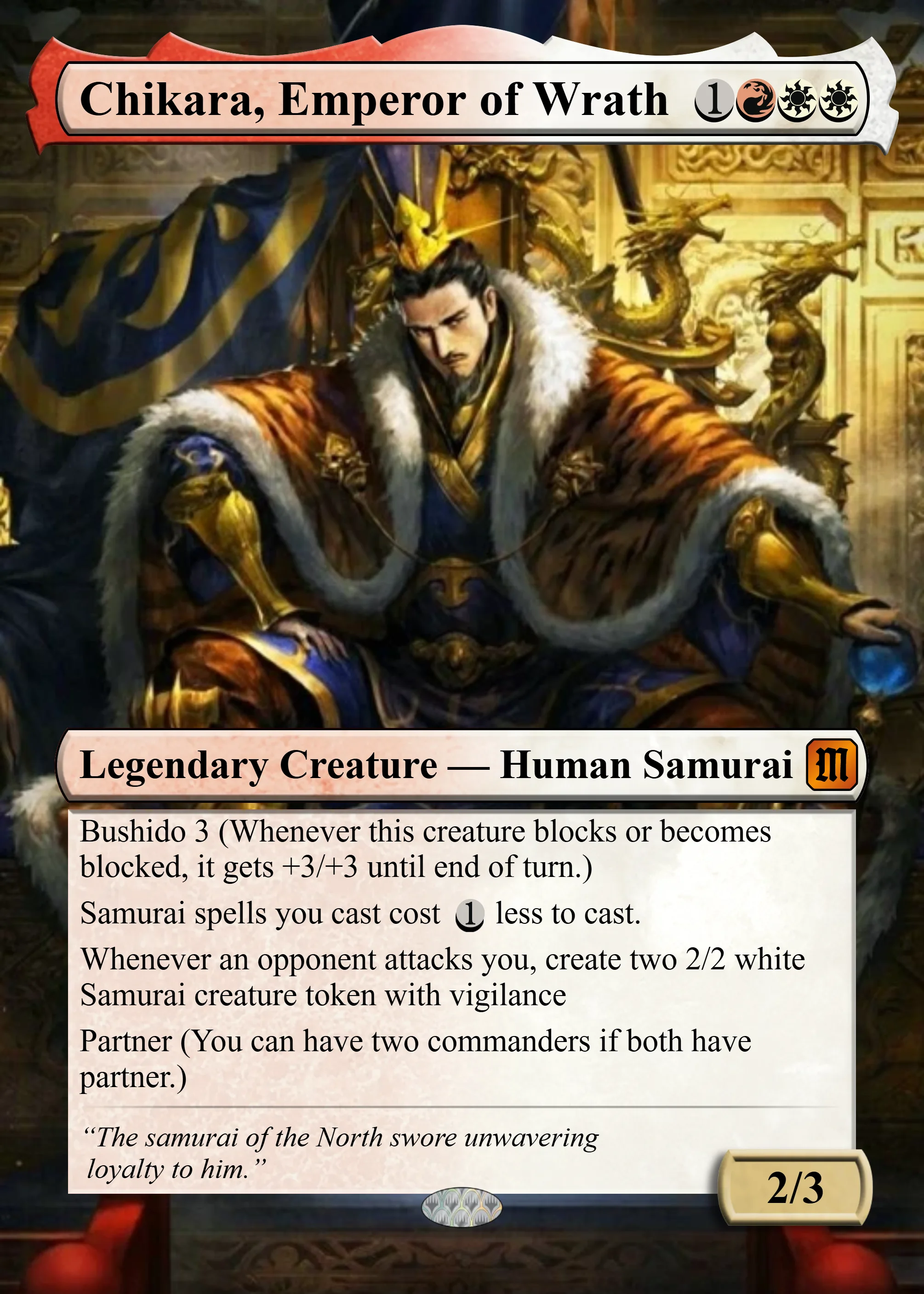 Chikara, Emperor of Wrath