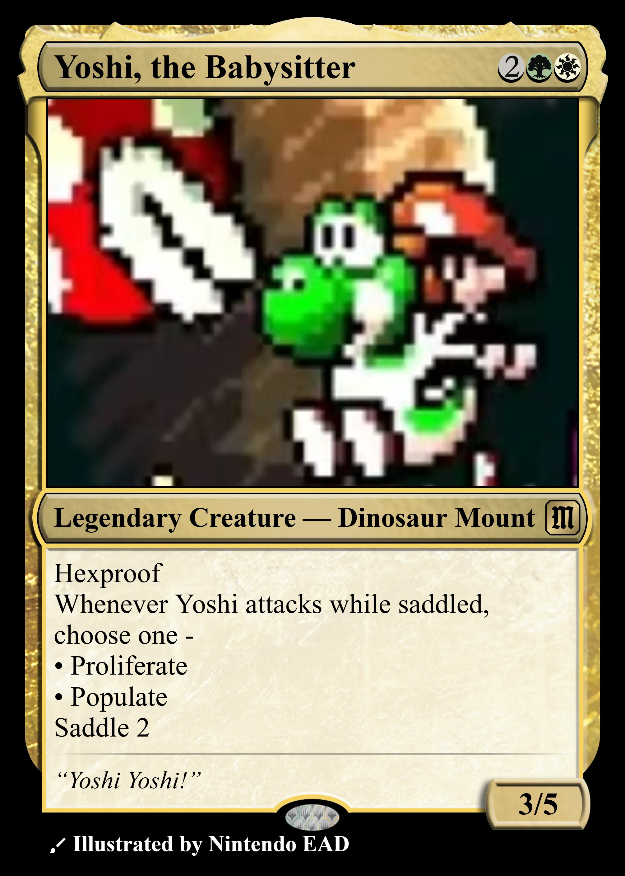 Yoshi, the Babysitter