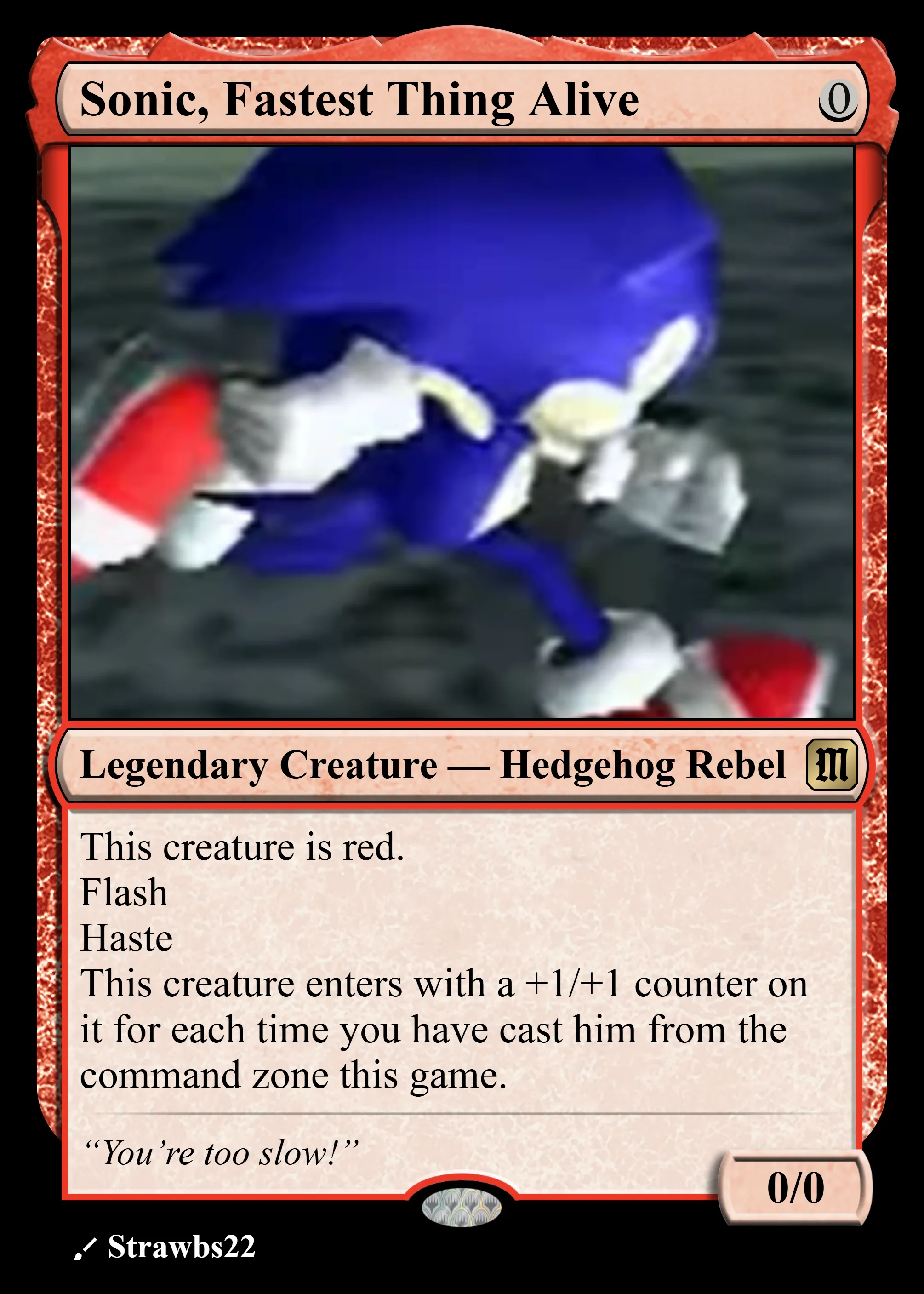 Sonic, Fastest Thing Alive